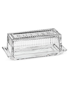 Plato para Mantequilla Abbott Collection 17.78 cm Vidrio con Tapa