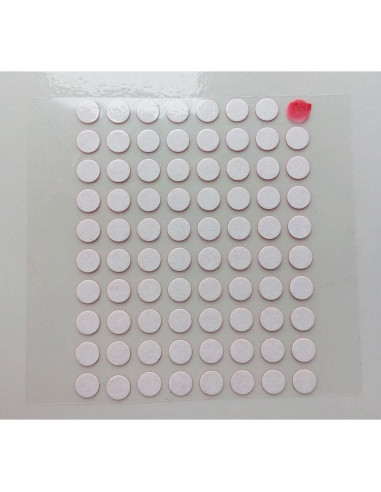 100 Stickers Indicadores de Daño por Agua 5mm Medevelop