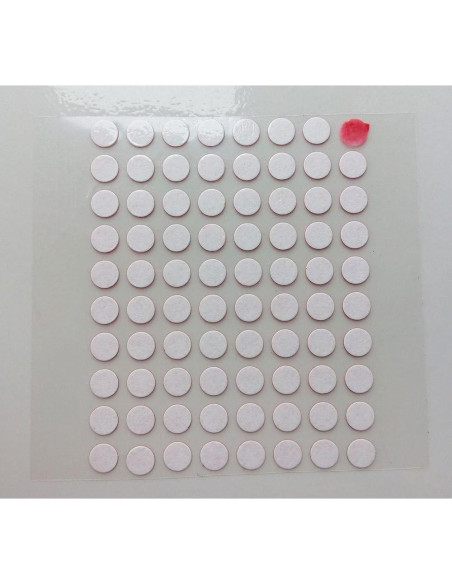 100 Stickers Indicadores de Daño por Agua 5mm Medevelop