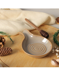 Soporte Redondo para Cucharas de Cerámica Fashionstorm 11.4x17.5cm 2