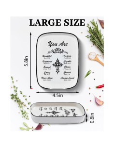 Reposa Cucharas de Cerámica WSLCHOVE 29.21x12.7cm para Cocina 2