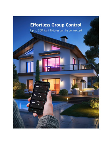 Bombillas LED Inteligentes Lepro BR1 RGBWW 8W Paquete de 4