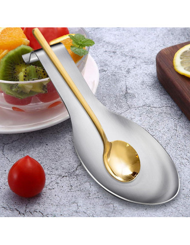 Soporte para Cucharas Acero Inoxidable Akamino 6 Pcs 23.6x24.9 cm