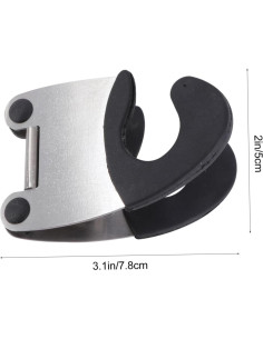 Clip Soporte para Utensilios de Cocina Garneck Negro 2