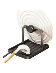 Reposapantallas de Metal Antioxidante CHANNICORNER Negro 18.5x14cm