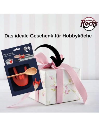 Soporte para Cucharas de Cocina Winkee Rocks - Silicona Resistente