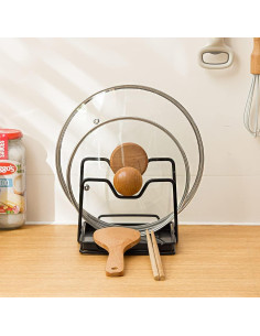 Soporte para Tablas de Cortar SUNFICON con Bandeja Goteo Negra 2