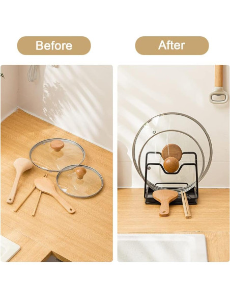 Soporte para Tablas de Cortar SUNFICON con Bandeja Goteo Negra