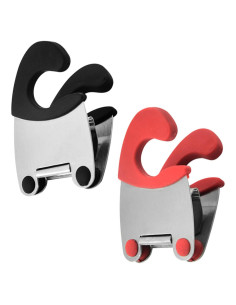 Soporte para Cucharas de Acero Inoxidable 2PCS Antiescaldado