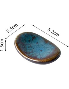 Soporte de Cuchara Cerámica XZJMY 5 Pcs Vintage 5.5x3.7 cm 2