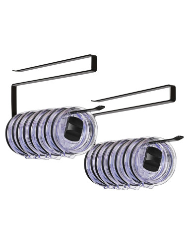 Organizador de Tapas de Tazas Lucasden 2 Paquete Negro