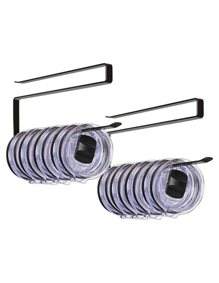 Organizador de Tapas de Tazas Lucasden 2 Paquete Negro