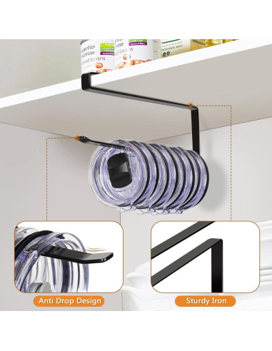 Organizador de Tapas de Tazas Lucasden 2 Paquete Negro