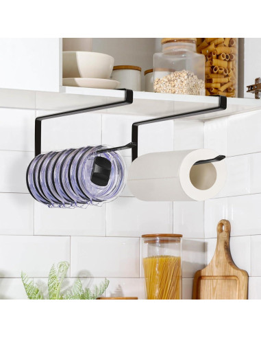 Organizador de Tapas de Tazas Lucasden 2 Paquete Negro