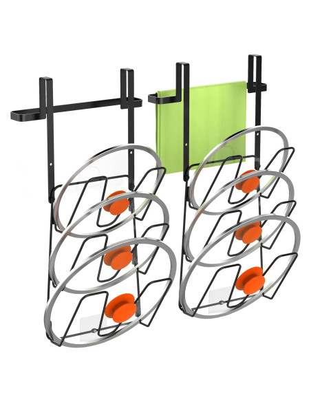 Organizador de Tapa de Olla YIGII 2 Piezas para Gabinete