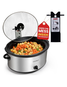 Soporte para tapa de Crockpot Liddit - Acero Inoxidable Negro