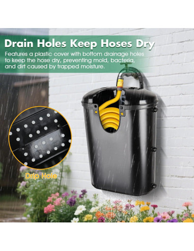 Maceta Soporte para Manguera de Jardín Tryitsbest 35.1x30cm