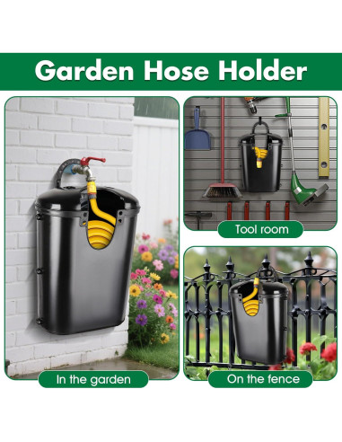 Maceta Soporte para Manguera de Jardín Tryitsbest 35.1x30cm