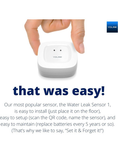 Kit de Inicio Hogar Inteligente YoLink con 3 Sensores de Agua