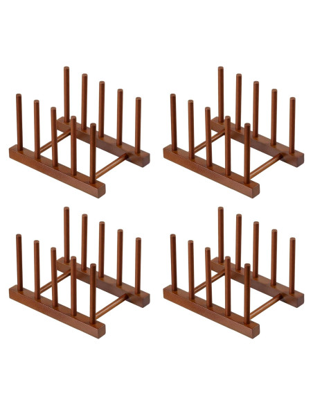 Estante de Secado HBlife de Madera de Teak 4 Ranuras Estante de Secado HBlife de Madera de Teak 4 Ranuras