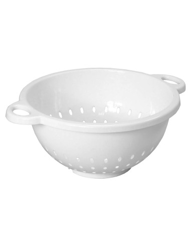 Colador Profundo de Plástico Chef Craft 28x13 cm 5L Blanco