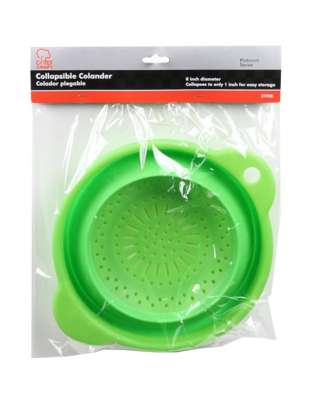 Colador Plegable de Silicona Chef Craft 20.32 cm Color Variado