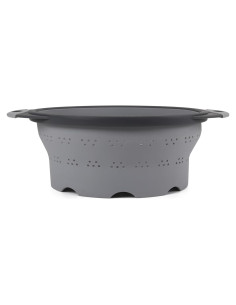 Colador Plegable de Silicona Dexas 8" Gris Frío 7.2 Tazas