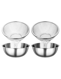 Colador Mini Acero Inoxidable 304 KesaPlan 15.24 cm 0.95 L