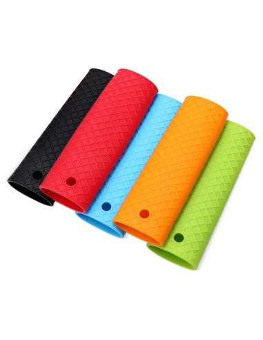 5 Piezas Soporte de Mango de Silicona Anticalor Patelai