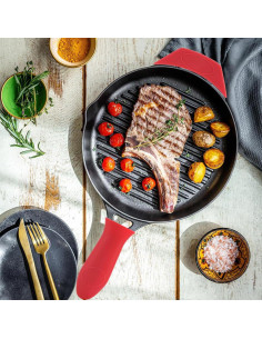 2 Fundas de Silicona Resistentes al Calor Oyifan para Sartén 2