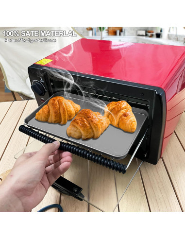 Extractor de rejilla de horno Juntianze + 2 protectores de silicona