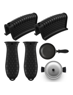 Juego de 4 Fundas de Mango de Silicona Bremorou Antideslizante