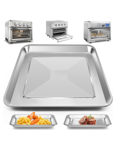Bandeja de Freidora de Aire Cuisinart TOA-60/65/70 Acero Inoxidable 30.5x27.9 cm