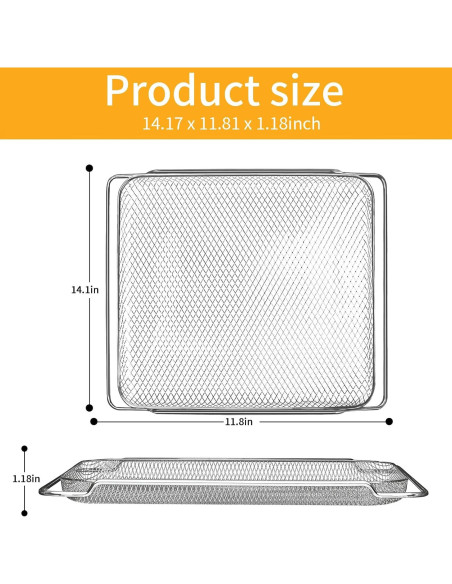 Canasta de Acero para Freidora de Aire Emeril Lagasse 25QT