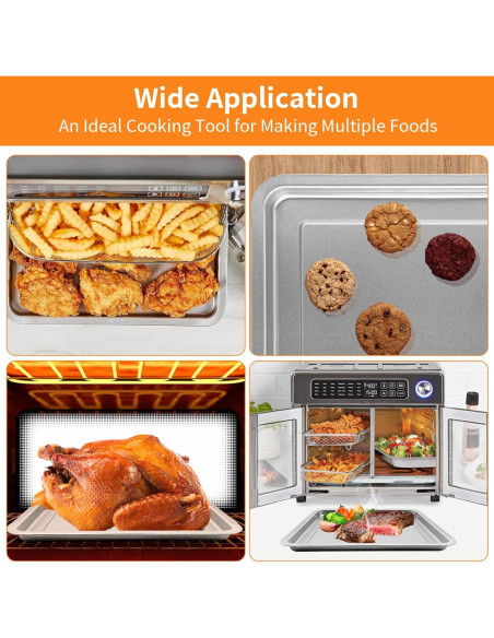 Bandeja de Freidora de Aire GCQ para Emeril Lagasse 26 QT 31.75x28.7 cm