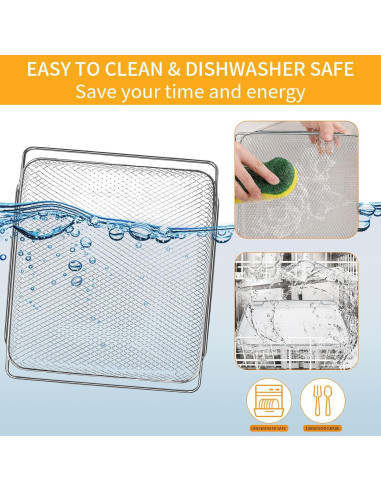 Canasta de Acero para Freidora de Aire Emeril Lagasse 25QT