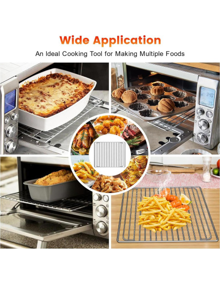 Estante para Horno de Aire Wellinterest 35.56x29.46cm Acero Inoxidable