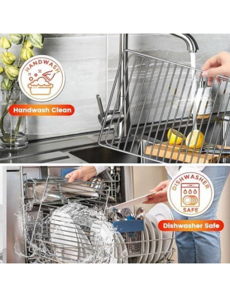 Rejilla para Horno de Aire Breville BOV845BSS 35.5x29.5 cm Acero Inox