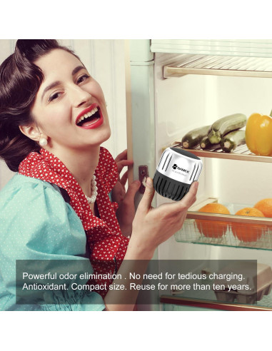 Desodorante de Refrigerador NAMEK 4-Pack Eliminador de Olores