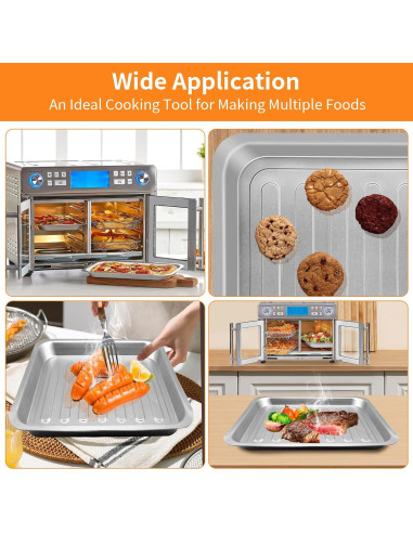 Bandeja de Acero para Freidora de Aire Emeril Lagasse 35x30 cm