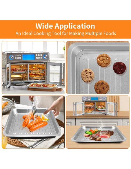 Bandeja de Acero para Freidora de Aire Emeril Lagasse 35x30 cm