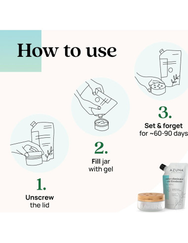 Ambientador Azuna 8oz Brisa de Amalfi - Eliminador de Olores