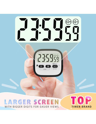 Temporizadores Digitales de Cocina AyayaBoss - 2 Paquetes