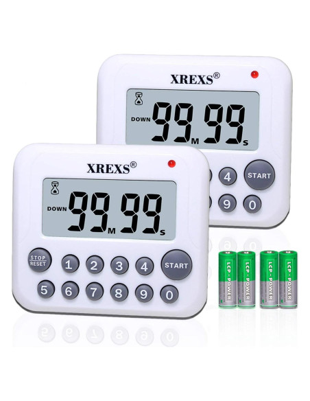 Temporizador de Cocina Digital XREXS PS-367 con Alarma Fuerte