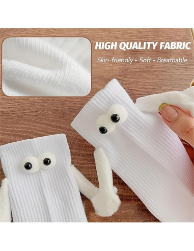 Calcetines Magnéticos Mano en Mano 3D para Parejas