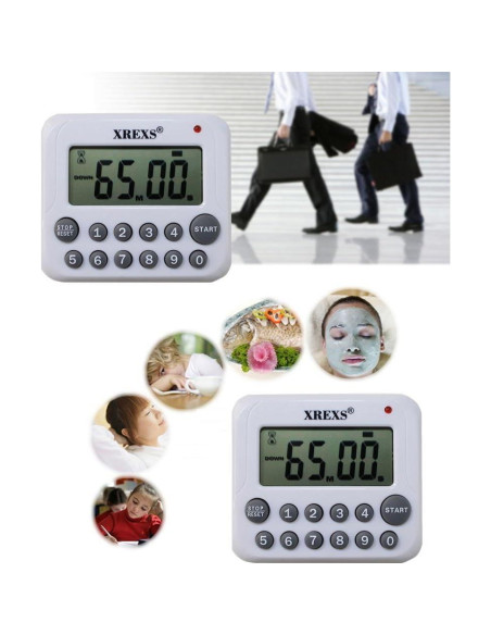 Temporizador de Cocina Digital XREXS PS-367 con Alarma Fuerte