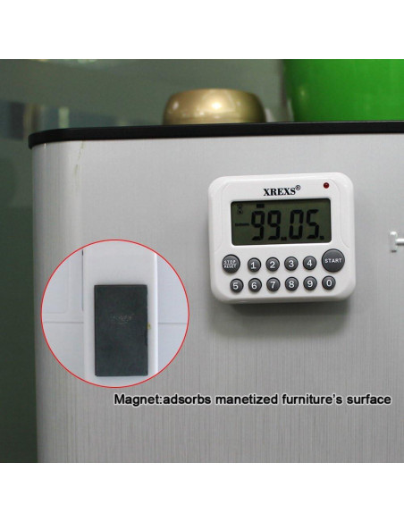 Temporizador de Cocina Digital XREXS PS-367 con Alarma Fuerte
