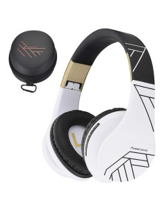 Auriculares Bluetooth PowerLocus P2 Inalámbricos 15h Negro/Blanco