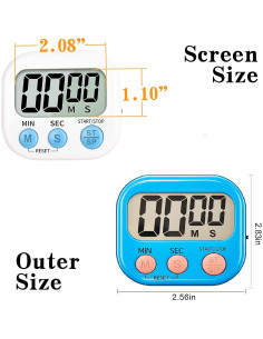 Temporizador Digital de Cocina VDKIDKT con Alarma Fuerte 2