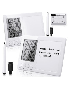 Temporizador Digital de Cocina Fabbay 2 Piezas 4 Eventos